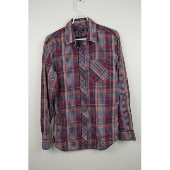 Banana Republic Medium Shirt Long Sleeve Plaid - Picture 2 of 5